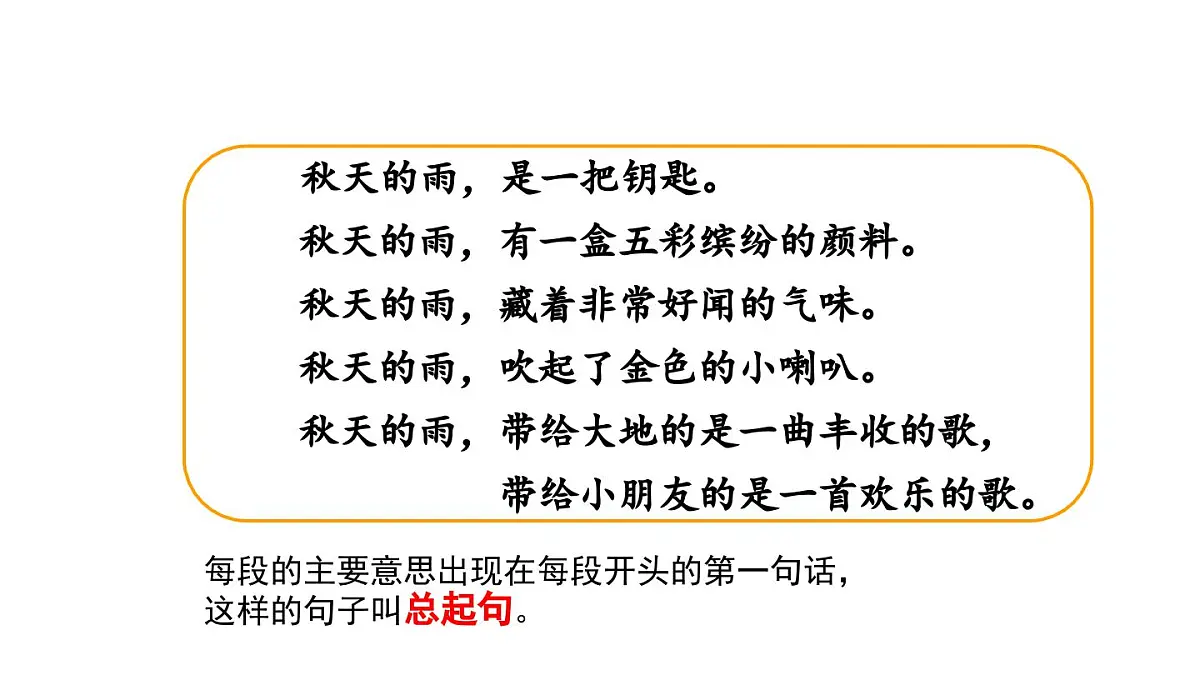 统编版语文三年级上册6 秋天的雨 课件第6页
