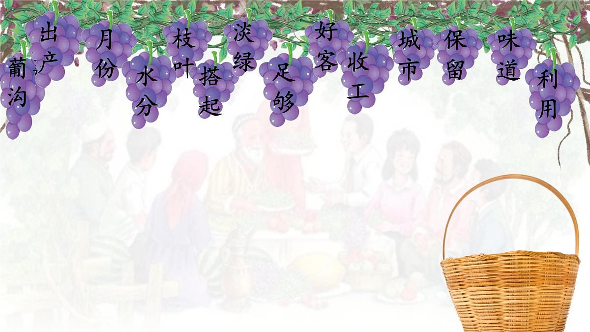 统编版语文二年级上册课件《10 葡萄沟》第2页