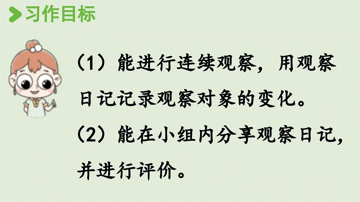 2025秋最新教材统编版语文四年级（上）第三单元-《习作：我的观察日记》第1课时【课件】第6页