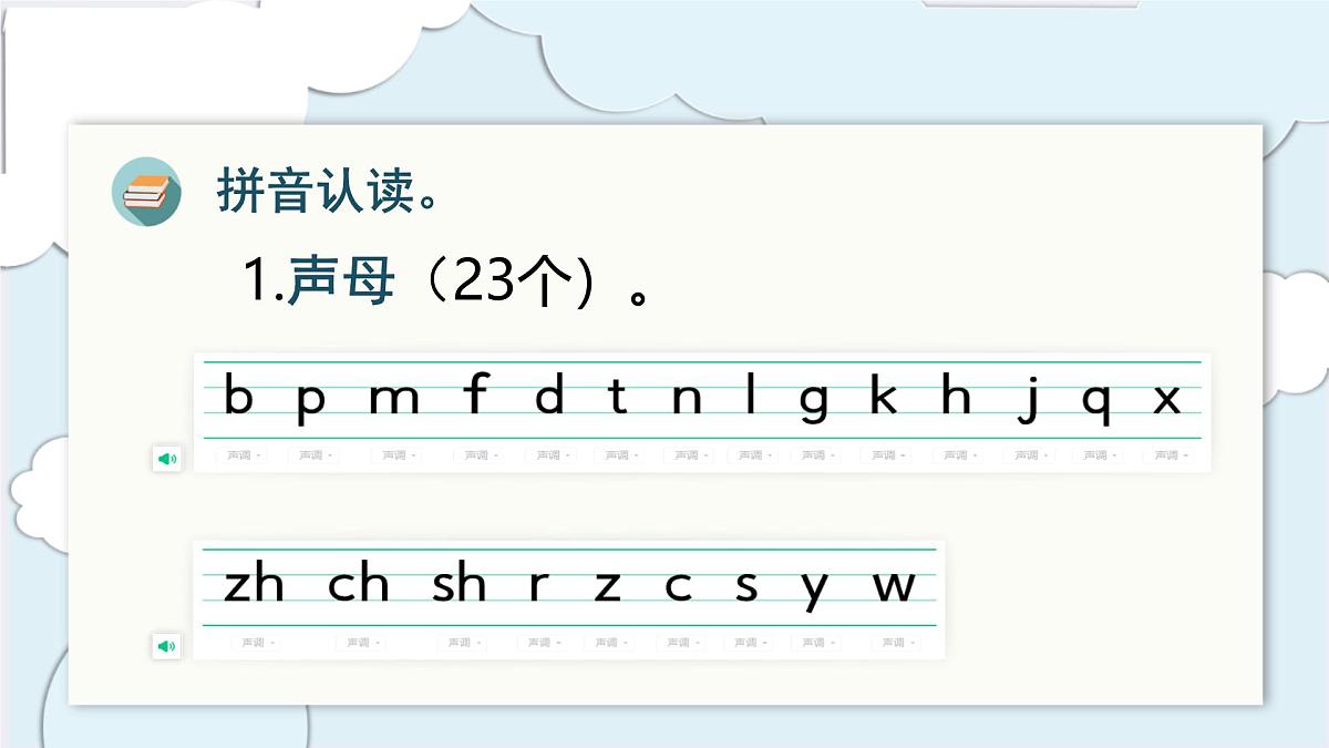 小学  语文  统编版（2024）  一年级上册（2024）  第三单元 汉语拼音第三单元复习课件第3页