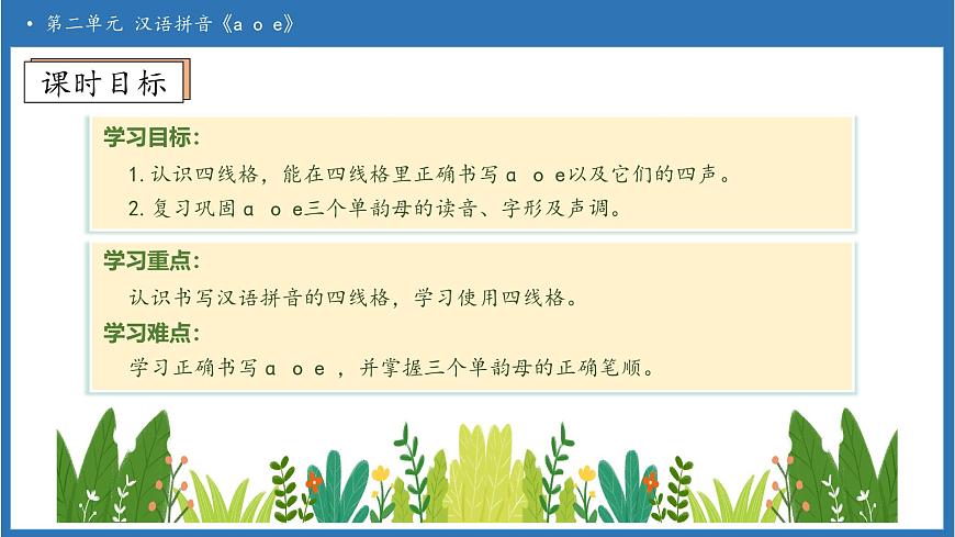 【任务型备课】统编版语文一上-汉语拼音1. a o e（第2课时）（课件）第5页