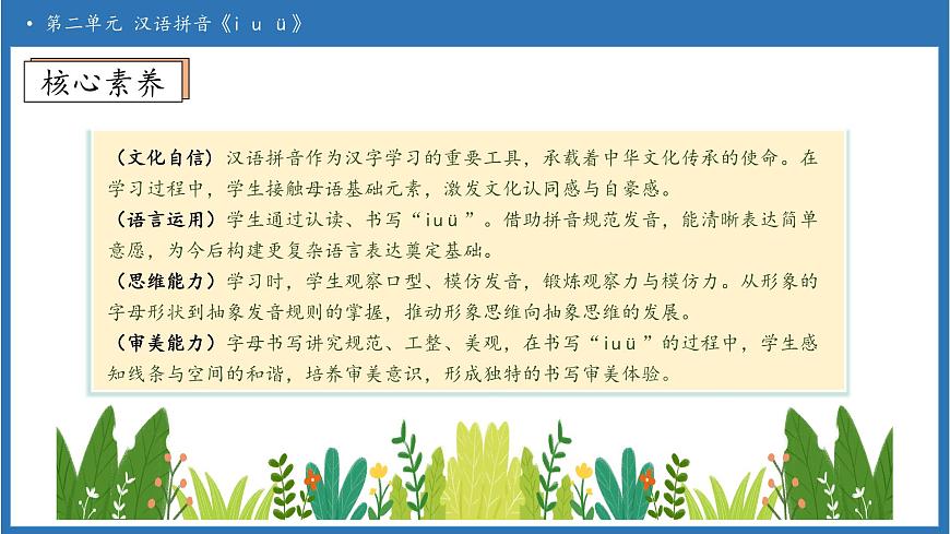 【任务型备课】统编版语文一上-汉语拼音2. i u ü（第1课时）（课件）第4页