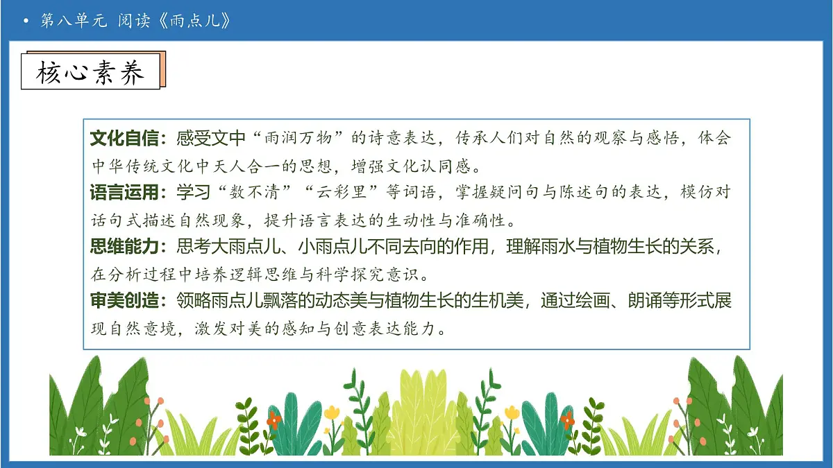 【任务型备课】统编版语文一上-阅读10. 雨点儿（第1课时）（课件）第4页