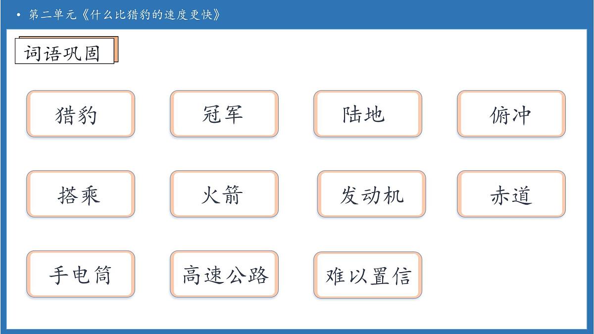 【任务型备课】统编版语文五年级上册-7. 什么比猎豹的速度更快（第2课时）（课件）第7页