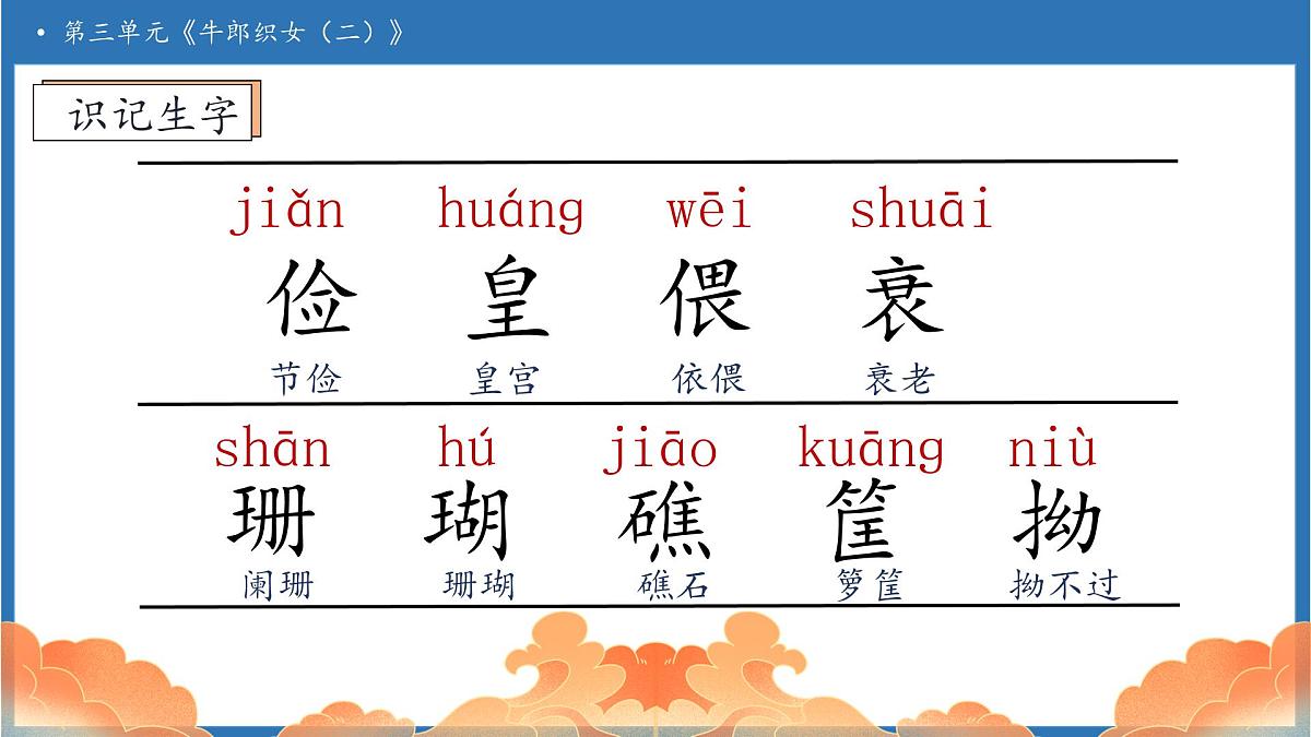 【任务型备课】统编版语文五年级上册-11. 牛郎织女（二）（课件）第8页