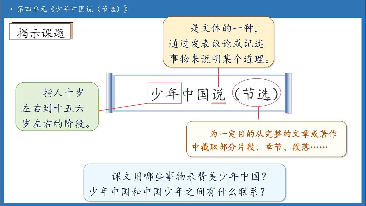 【任务型备课】统编版语文五年级上册-13. 少年中国说（节选）（第1课时）（课件）第8页