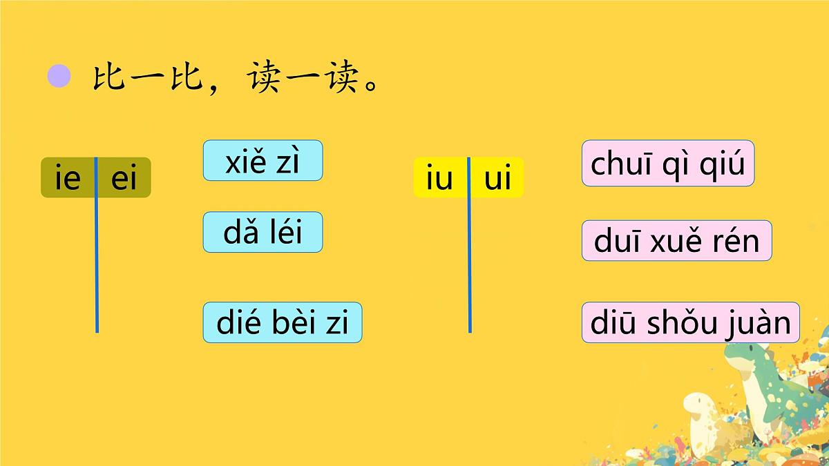 小学  语文  统编版（2024）  一年级上册（2024）  第四单元 汉语拼音语文园地四 课件第6页