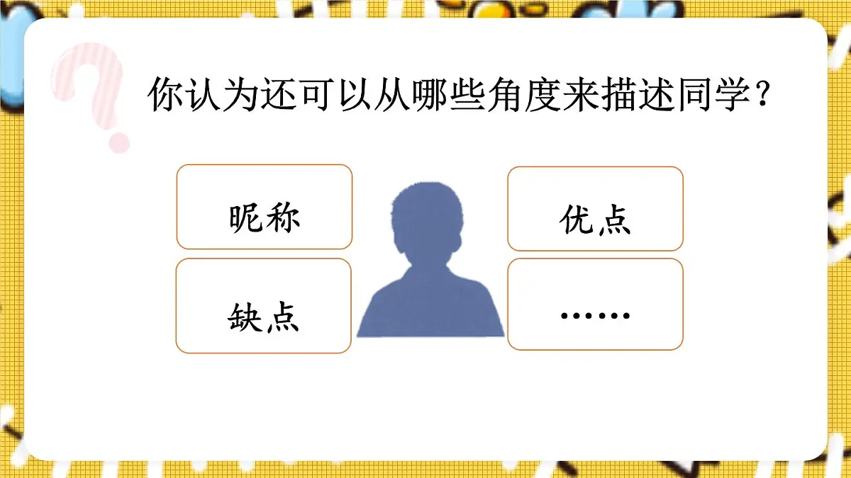 25秋统编版小学语文三年级上册第一单元习作：猜猜他是谁 课件第5页