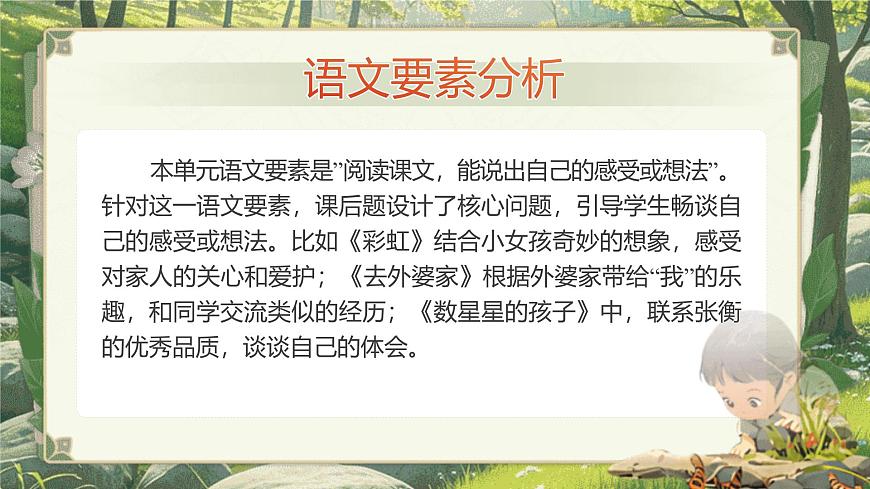 【25秋】统编版小学语文二年级上册-《第三单元大单元设计》课件第4页