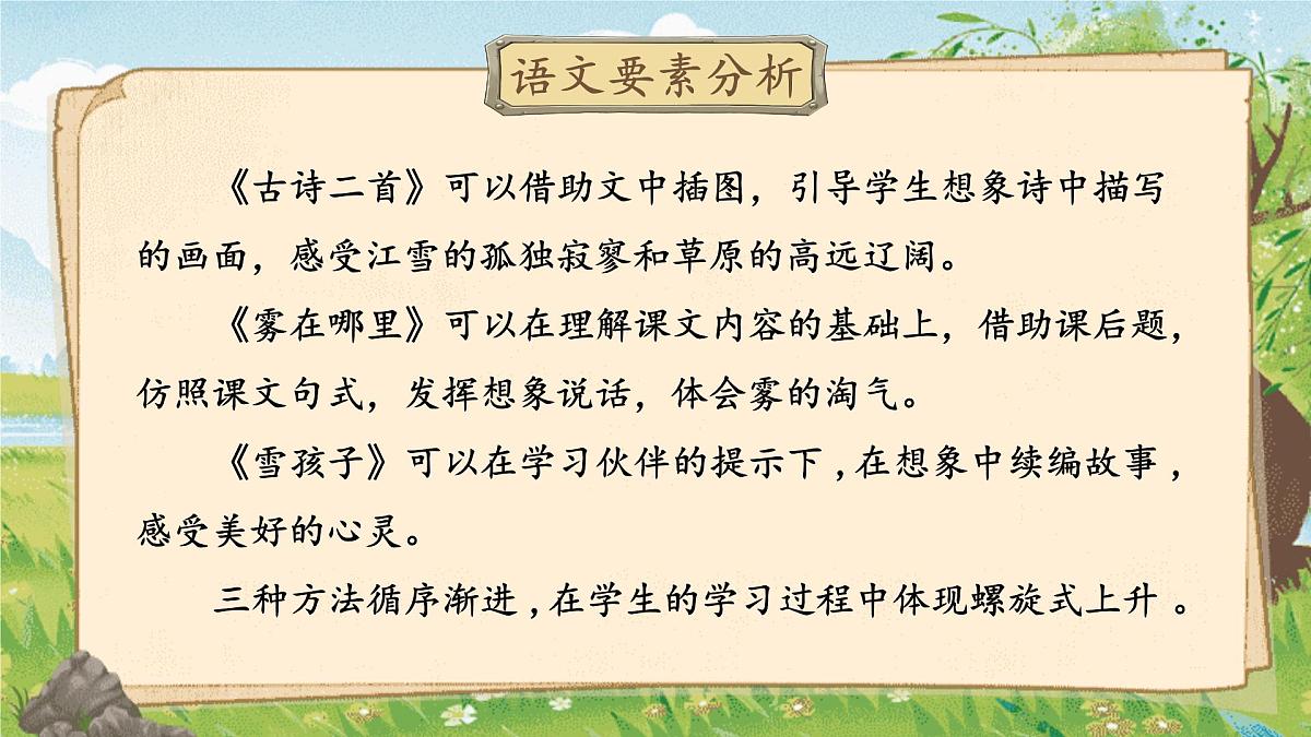【25秋】统编版小学语文二年级上册-第七单元大单元设计《体会想象之美》课件第5页