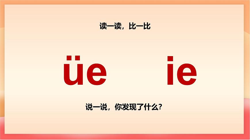 人教部编版（五四制）语文一年级上册（2024） 汉语拼音12《ie  üe  er》 课件第8页