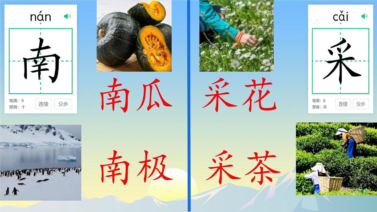 小学  语文  统编版（2024）  一年级上册（2024）  第五单元 阅读2 江南 课件第7页