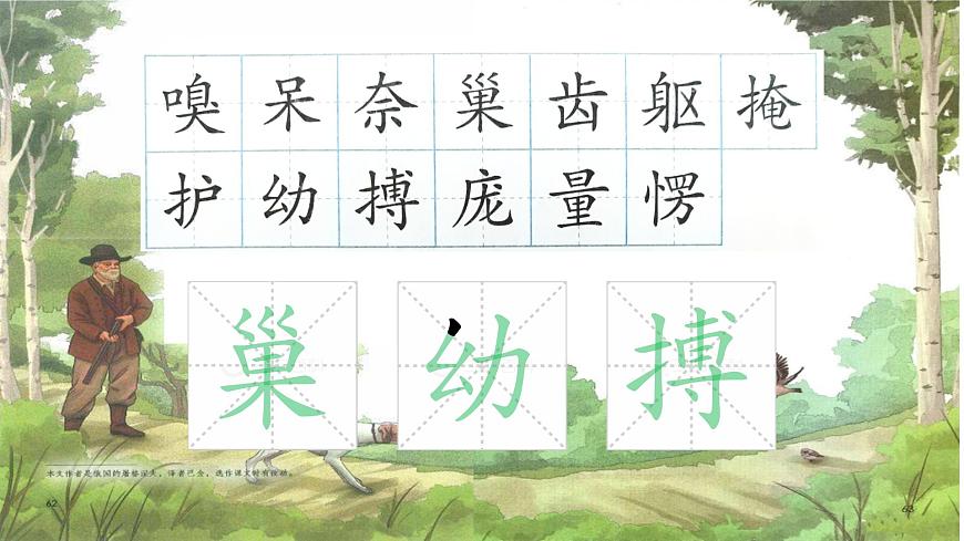 【课件】统编四上第五单元第16课《麻雀》第6页