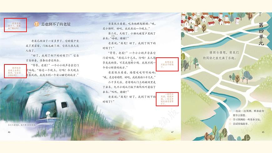 【课件】统编语文四上第6单元第18课《牛和鹅》第8页