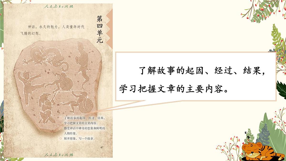 【课件】统编四上第6单元第19课《一只窝囊的大老虎》第7页