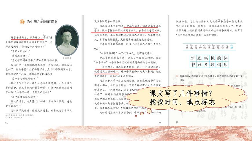 【课件】统编四上第7单元《为中华之崛起而读书》第6页
