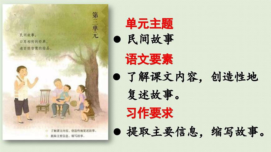 24人教统编版小学五年级语文上册第三单元9.猎人海力布第1课时  课件第1页