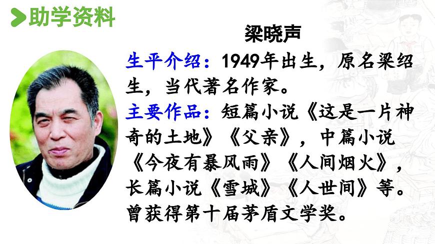 24人教统编版小学五年级语文上册第六单元18.慈母情深第1课时  课件第5页