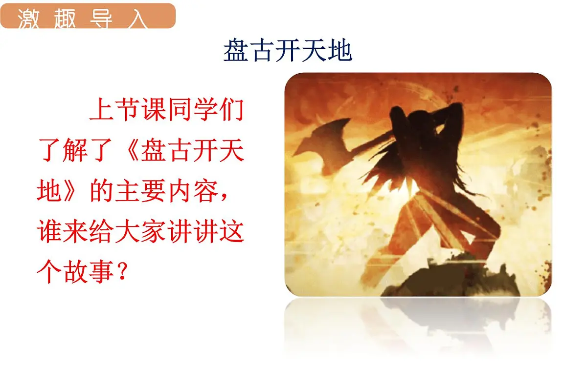 人教统编版25秋新教材小学四年级语文上册第四单元12.盘古开天辟地第二课时课件第3页