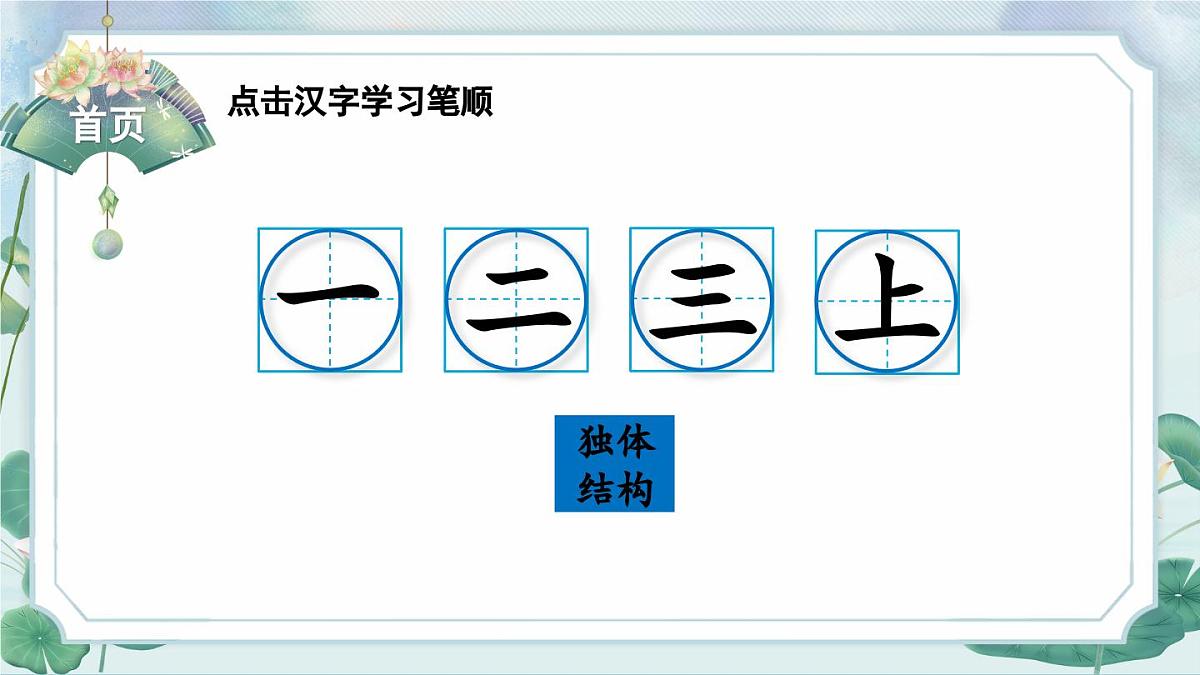 部编版语文一年级上册 识字2 金木水火土 生字课件第2页