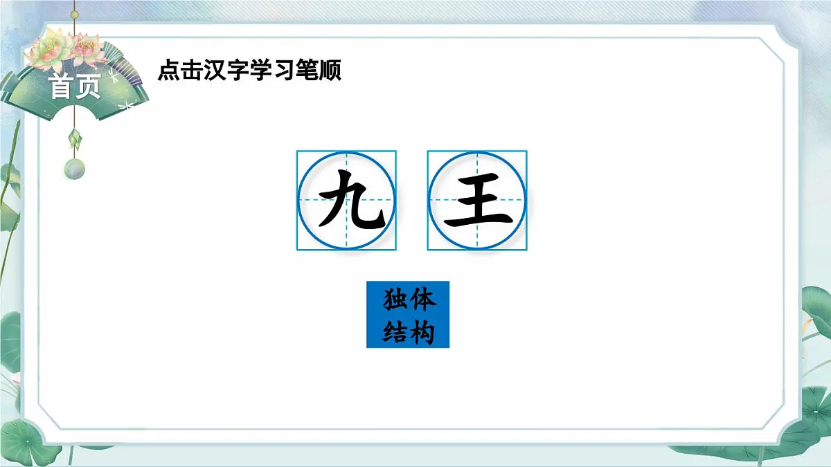 部编版语文一年级上册 语文园地二 生字课件第2页