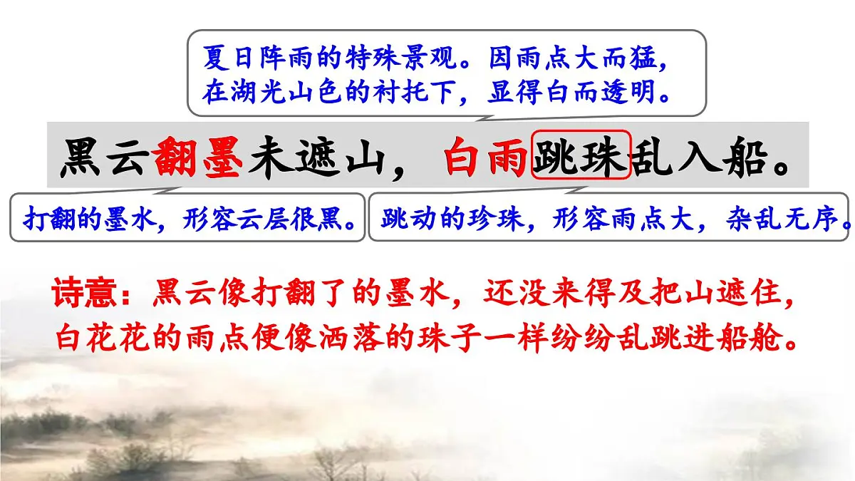 2024统编版小学语文六年级上册第一单元3.古诗词三首第2课时-教学课件第7页