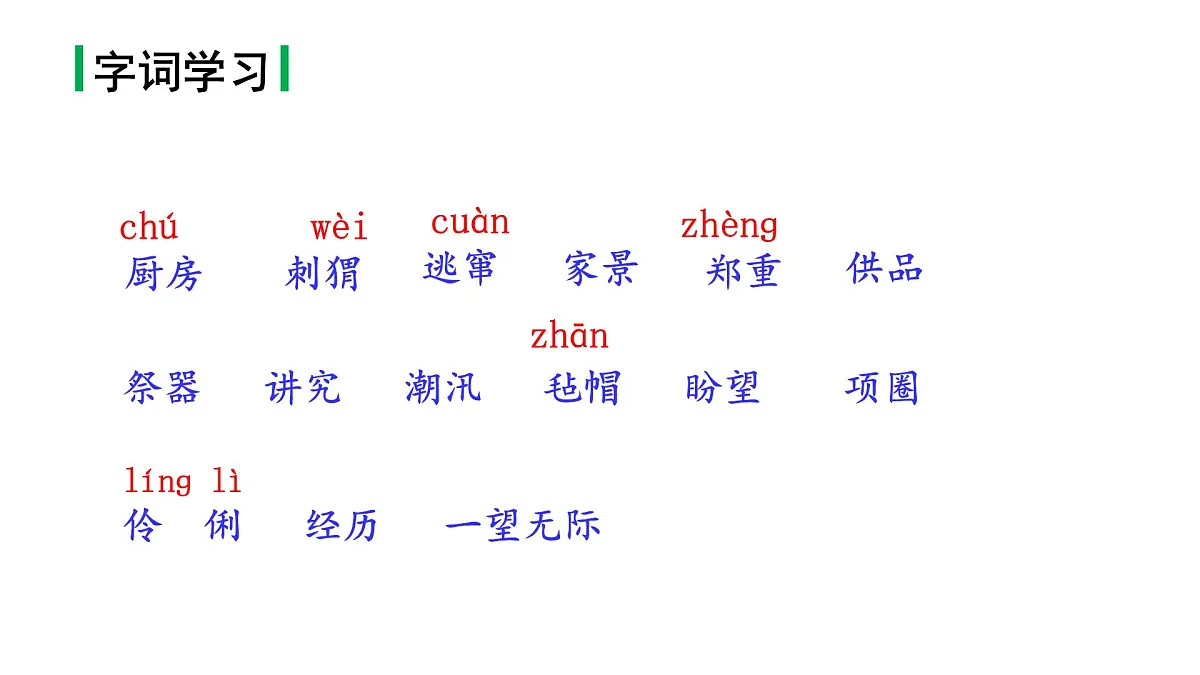 24版人教统编小学六年级上册第八单元25.少年闰土 课件第5页