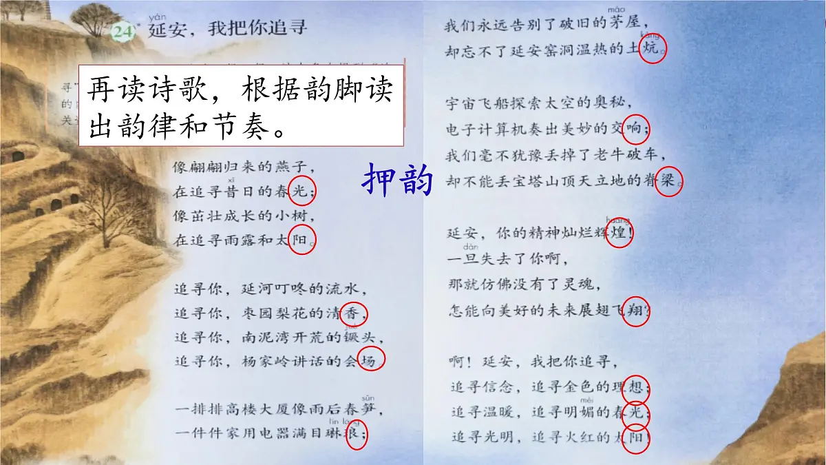 2025年秋统编版小学语文四年级上24.延安，我把你追寻课件1课时第5页