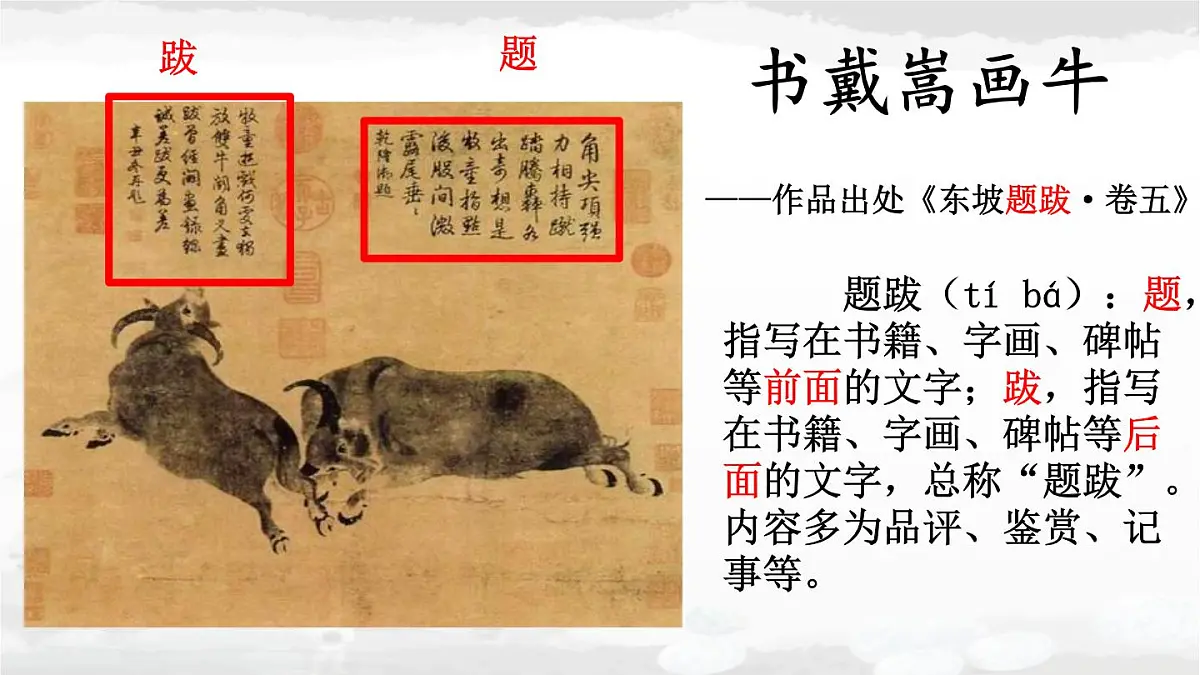 统编版六年级语文上册课件《22 文言文二则-书戴嵩画牛》第3页