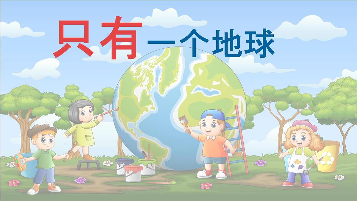 统编版六年级语文上册课件《19 只有一个地球》第1页