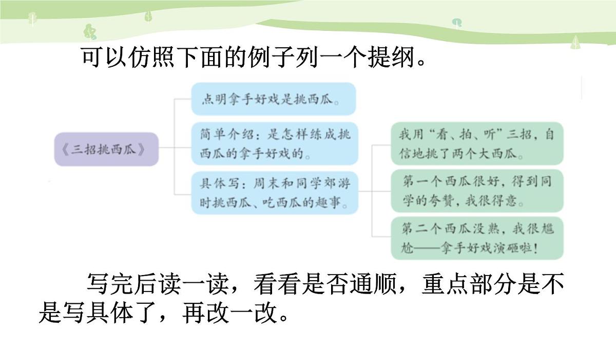 24人教统编版-小学六年级上册第七单元习作：我的拿手好戏【课件】第6页