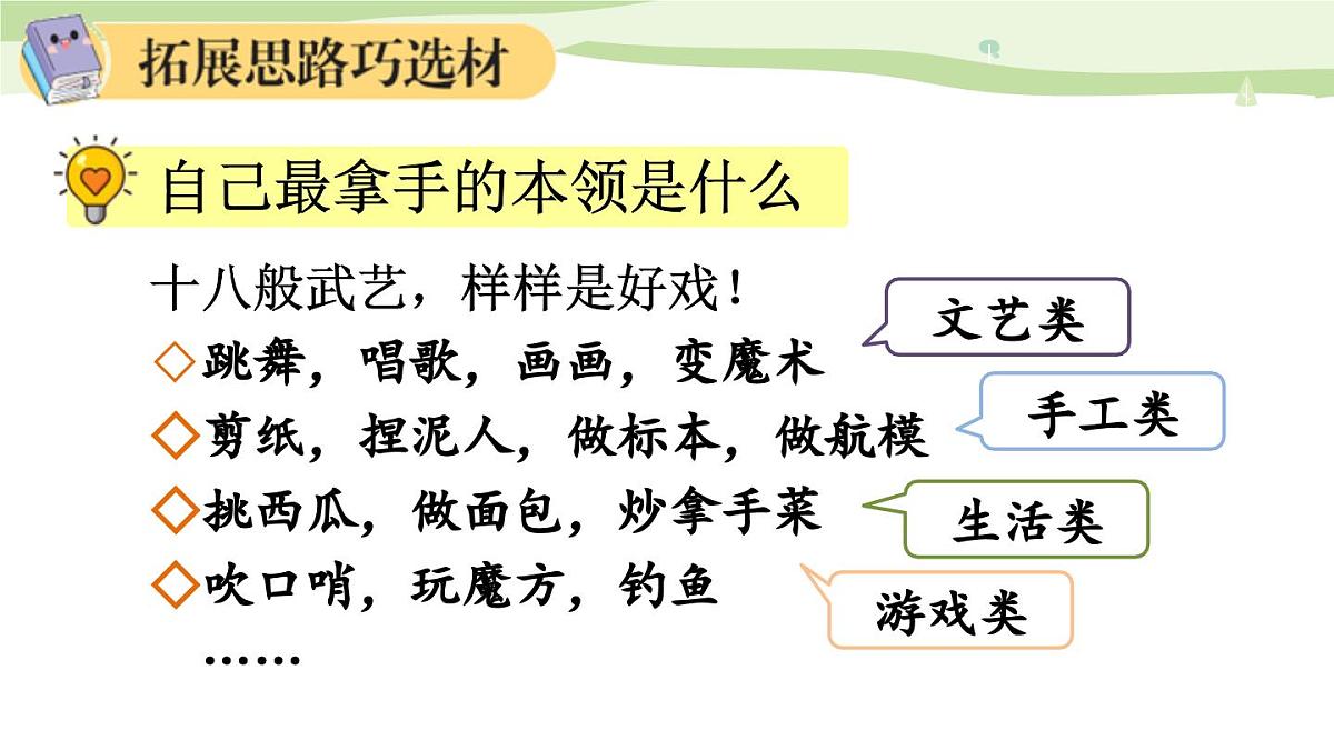 24人教统编版-小学六年级上册第七单元习作：我的拿手好戏【课件】第8页