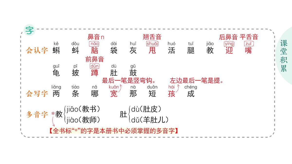 小学语文新部编版二年级上册第一单元1 小蝌蚪找妈妈作业课件（含答案）（2025秋）第2页