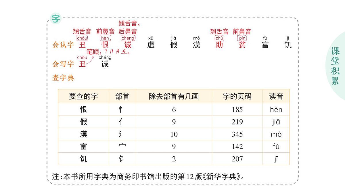小学语文新部编版二年级上册第二单元语文园地二作业课件（含答案）（2025秋）第2页