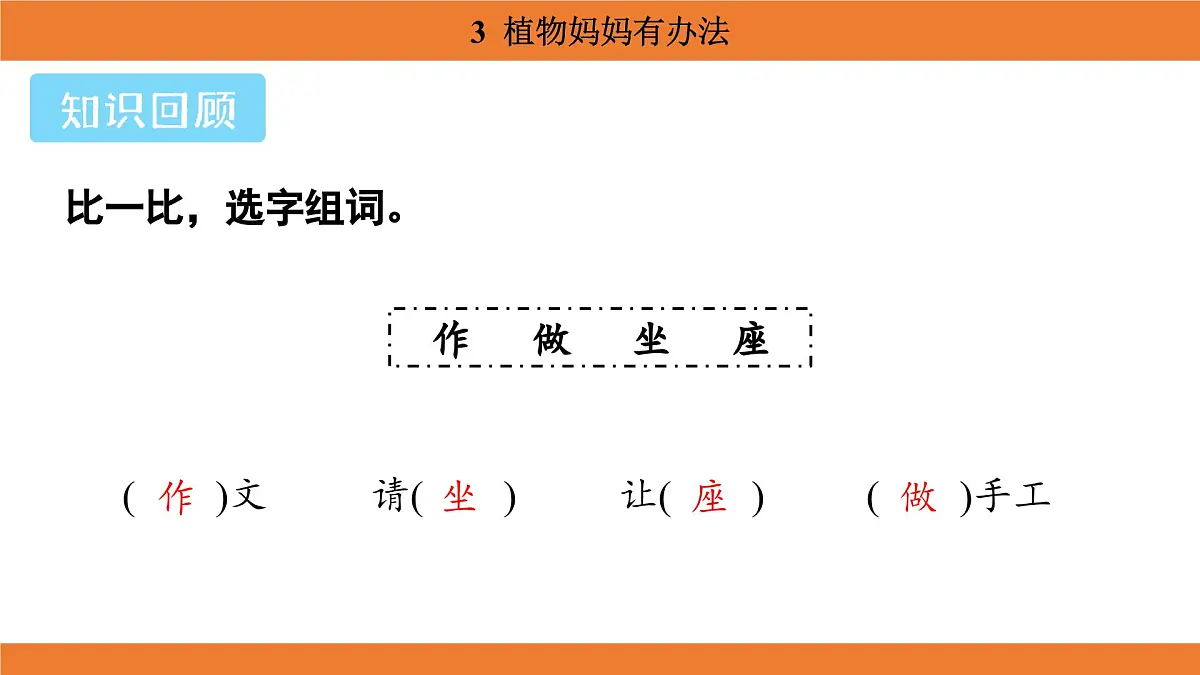 统编版（2024）二年级语文上册课件 第一单元 3 植物妈妈有办法第2页
