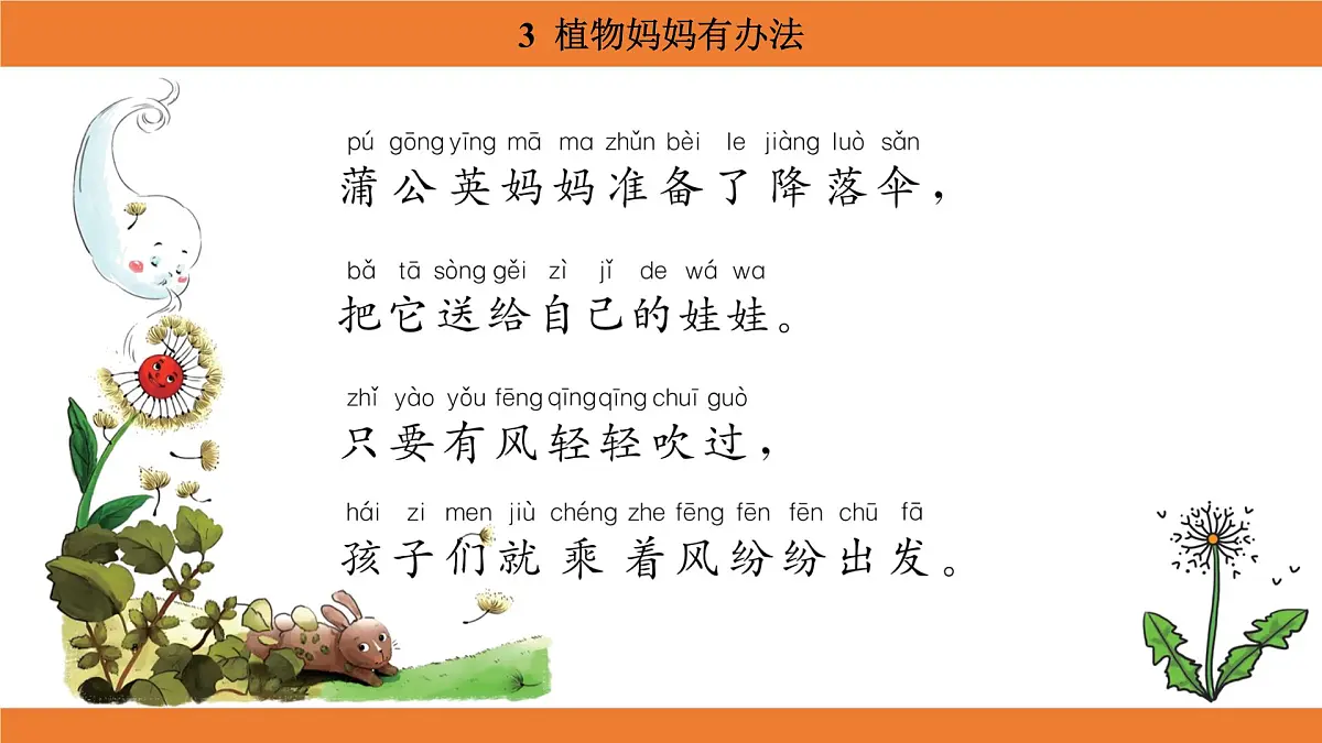 统编版（2024）二年级语文上册课件 第一单元 3 植物妈妈有办法第7页