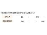 小學(xué)語文新部編版三年級上冊第一單元2 花的學(xué)校課后服務(wù)作業(yè)課件（含答案）（2025秋）
