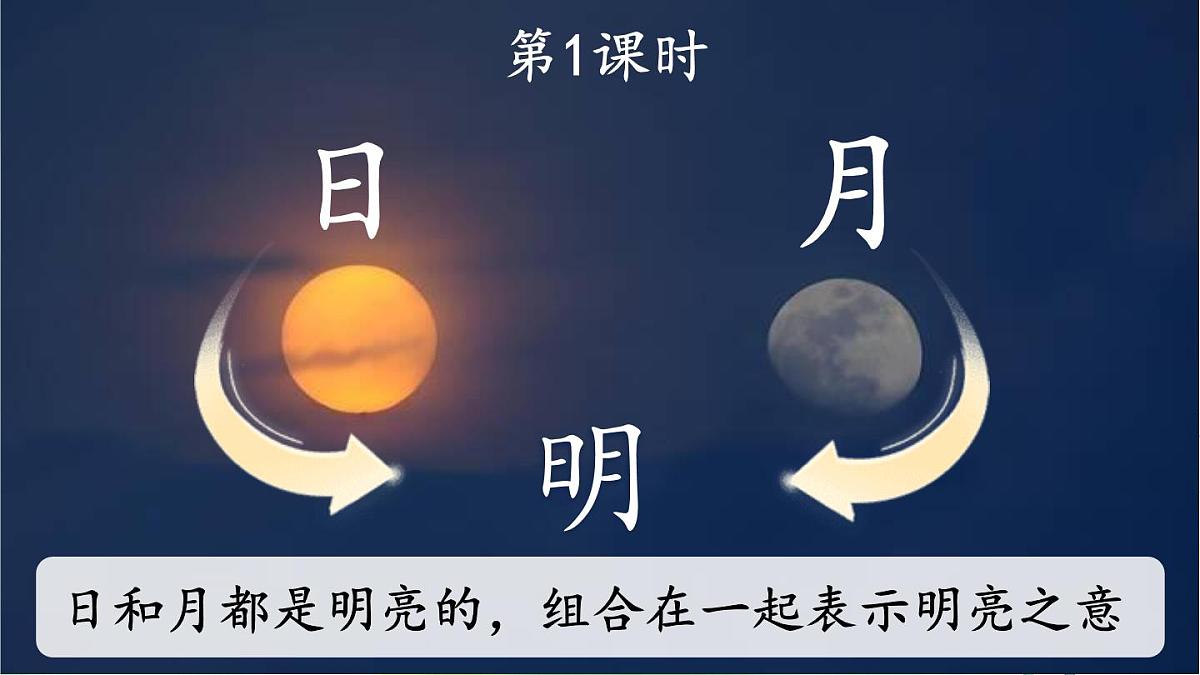 （25秋）人教统编版小学语文一年级上册6 日月明课件第2页