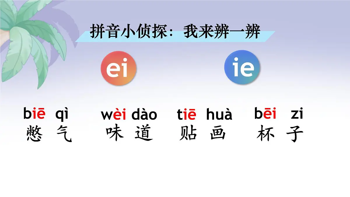 （25秋）人教统编版小学语文一年级上册12 ie üe er 课件第7页