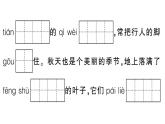 小學(xué)語文新部編版三年級上冊第二單元綜合訓(xùn)練 作業(yè)課件（含答案）（2025秋新版）