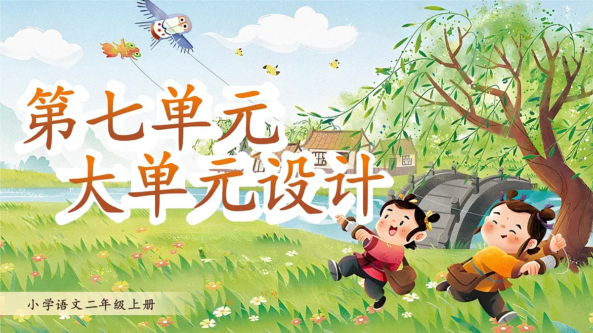 部编版2024二年级上册语文第七单元大单元设计《体会想象之美》 课件第1页