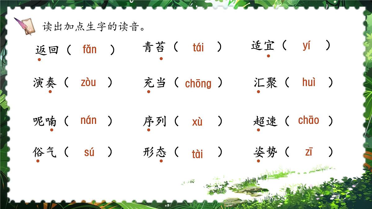 部编版2024三年级上册语文第七单元单元复习 课件第4页