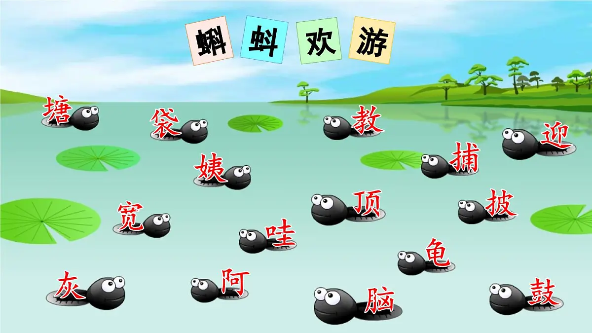 部编版小学语文二年级上册 第一单元 1 小蝌蚪找妈妈 课件+教案+说课稿+教学反思 第6页