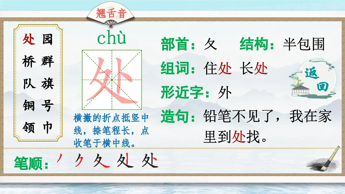 部编版小学语文二年级上册 第二单元 识字1 场景歌 课件+教案+说课稿+教学反思 第11页