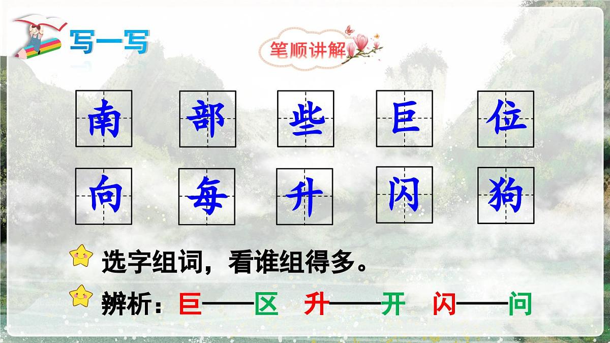 部编版小学语文二年级上册 第四单元 8 黄山奇石 课件+教案+说课稿+教学反思 第8页