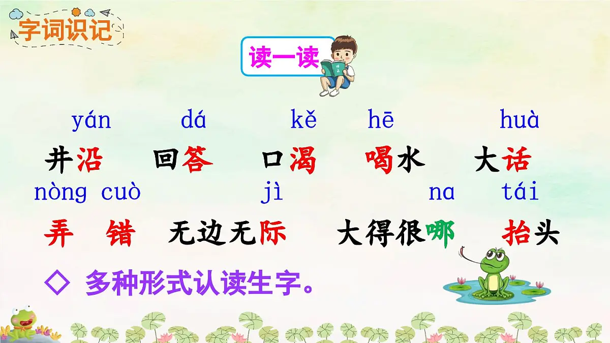 部编版小学语文二年级上册 第五单元 11 坐井观天 课件+教案+说课稿+教学反思 第6页