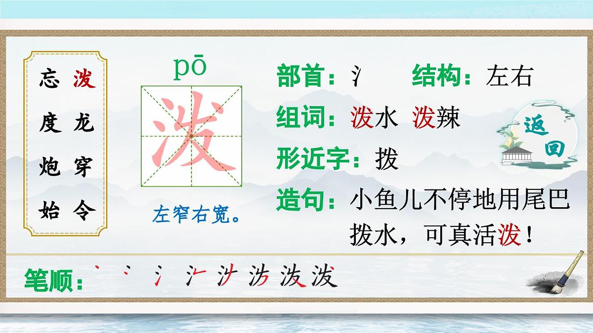 部编版小学语文二年级上册 第六单元 16 难忘的泼水节 课件+教案+说课稿+教学反思 第12页