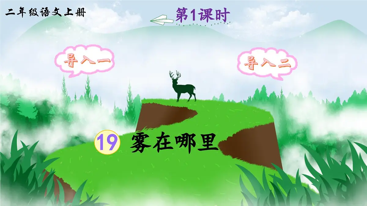 部编版小学语文二年级上册 第七单元 19 雾在哪里 课件+教案+说课稿+教学反思 第2页