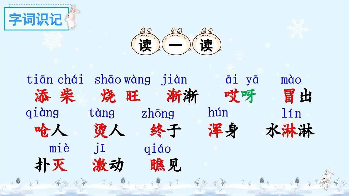 部编版小学语文二年级上册 第七单元 20 雪孩子 课件+教案+说课稿+教学反思 第5页