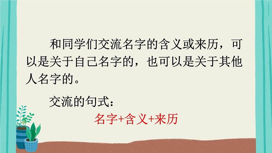 口语交际：名字里的故事【交互版】第4页